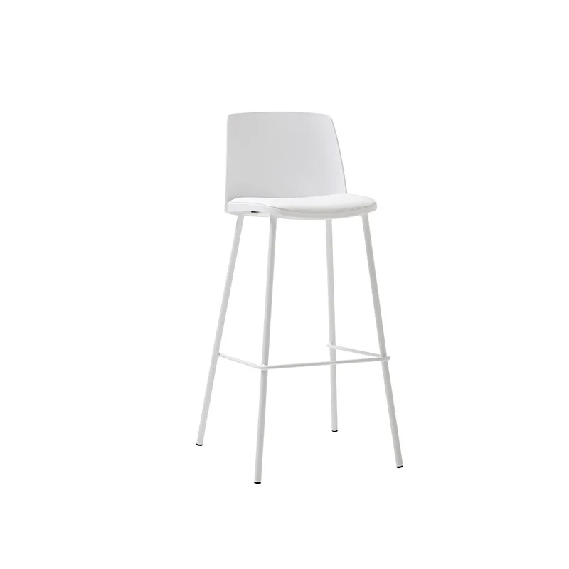 Waterproof Dining Chairs Modern Plastic High Lounge White Designer Chair Kitchen Bar Balcony Silla Comedor Dining Chair Decor