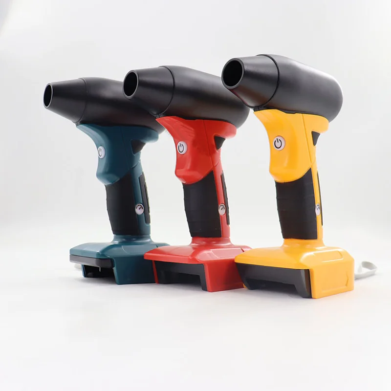 

18-21V Mini Rechargeable Hair Dryer High-Power Lithium Battery Wireless Dust Blower for Car Use Portable Adjustable Gears Blower