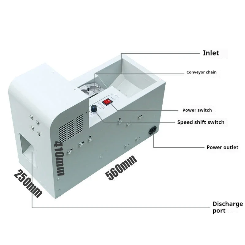 상업용 자동 밤나무 오프닝 기계, 밤나무 가공, 단일 체인