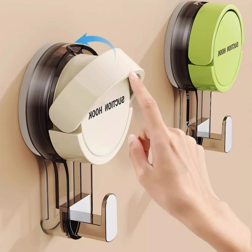 

Suction Cup Hooks No Punching Wall Hooks For Kitchen Reusable Towel Clothes Hanger Hook Home Bathroom Organizer Accessories
