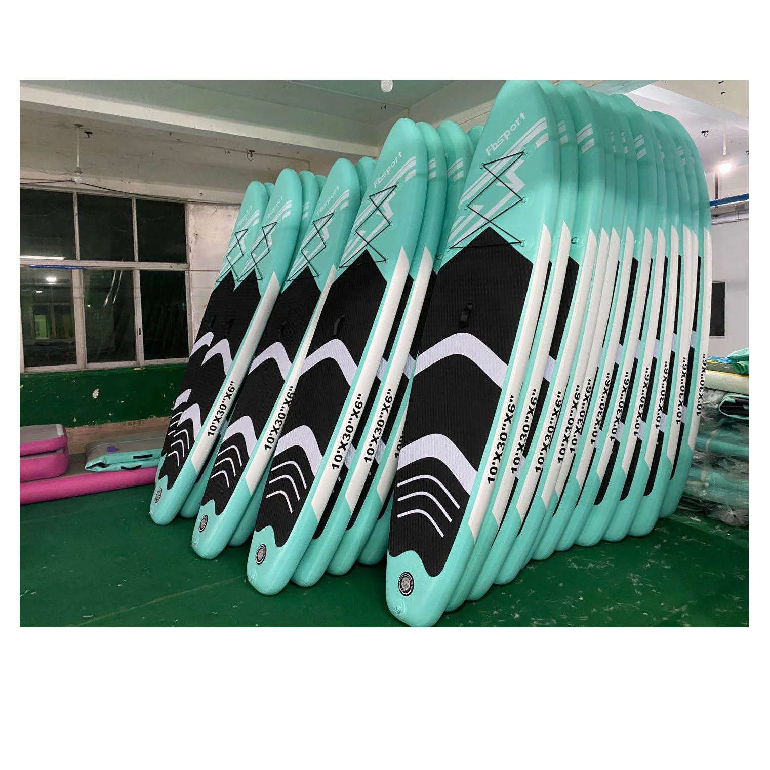 

Factory Wholesale 320*81*15cm inflatable surfboard stand up paddle surfing board water sport sup board for Water Sports