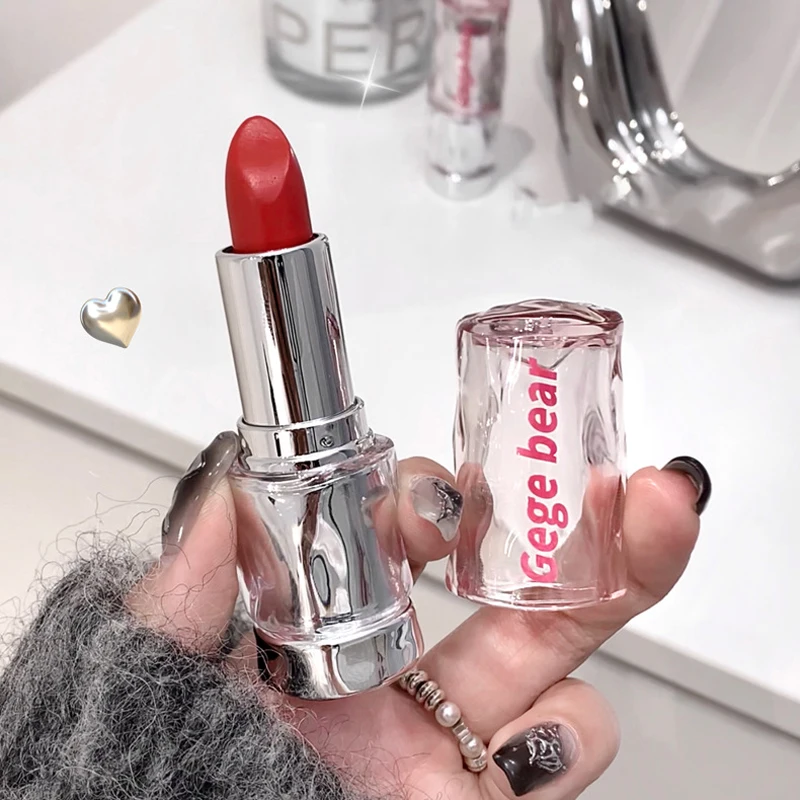 Lápiz labial brillante con espejo, brillo de labios ligero translúcido hidratado, taza no fácil de pegar, esmalte de labios de larga duración, maquillaje coreano