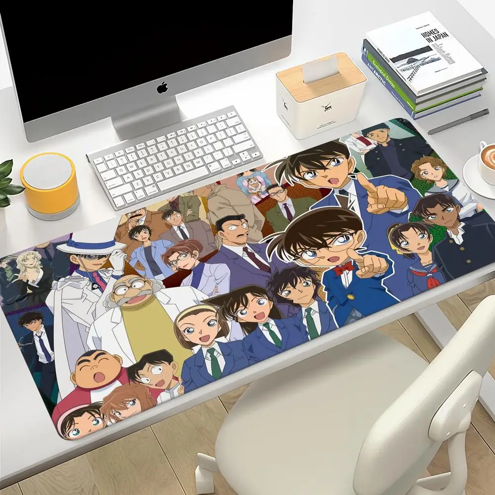 Anime Detective Conan Mouse Pad PC Gamer Alfombrilla Gaming Large Mousepad Rubber Non-slip XXL Mousepad Tapis De Souris Deskmat