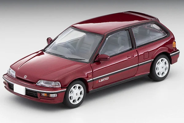 Tomytec 1:64 TLV N207 A/B Civic 25XT 89 JDM Limited Edition Simulation Alloy Static Car Model Toy Gift