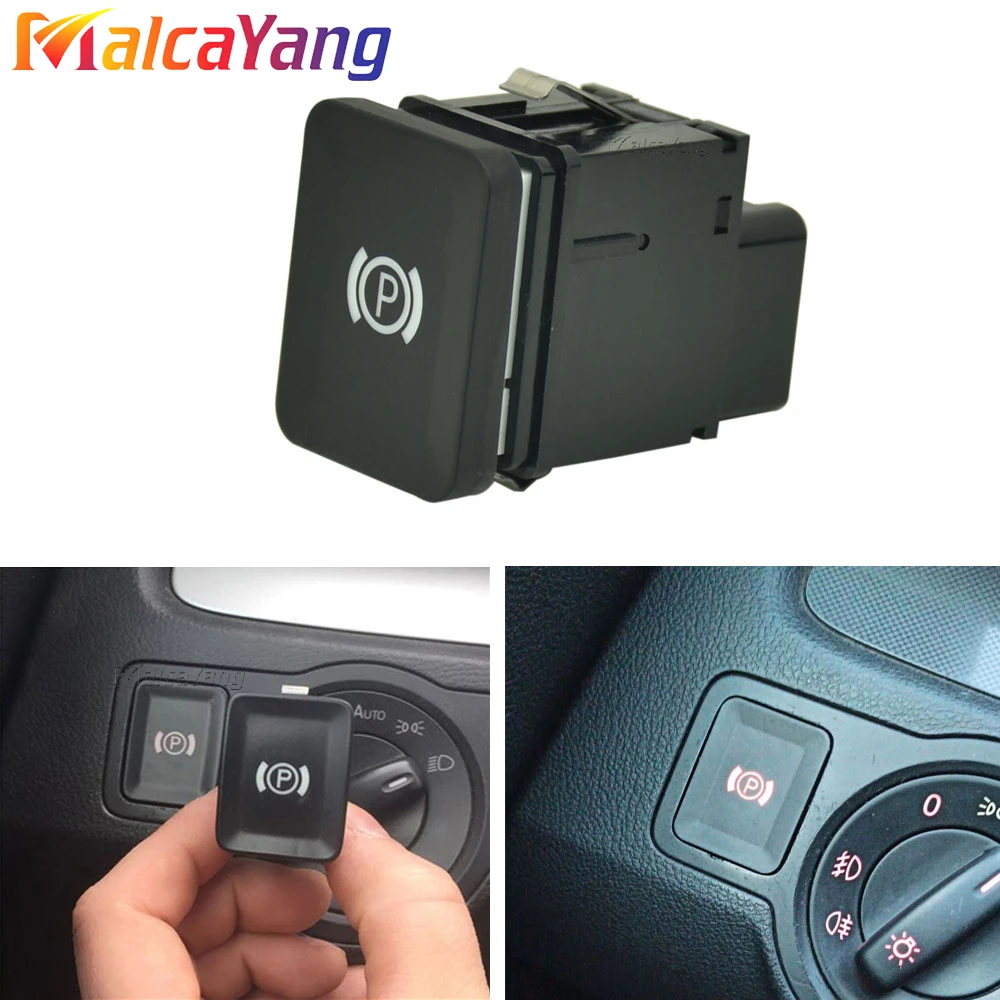 3C0927225C For VW Passat B6 2006-2011 R36 C6 CC High Quality Handbrake Button Switch Car Accessories Parking Brake Switch Button