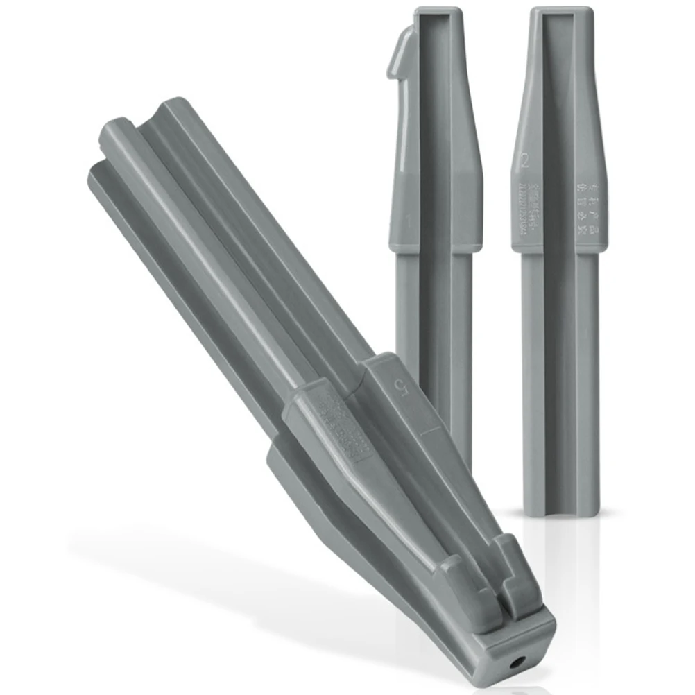 3 個の眉毛鉛筆削りカモノハシメイクアップリップペンシル削り補助ツールプラスチック耐久性のある角度精度スムーズな書き込み