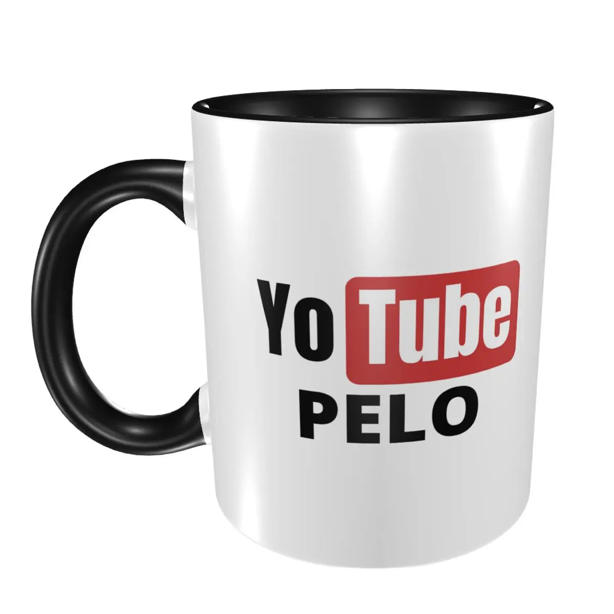Taza Yo Tube Pelo, divertidas tazas de café de cerámica, tazas de té, taza de leche, regalo para amigos