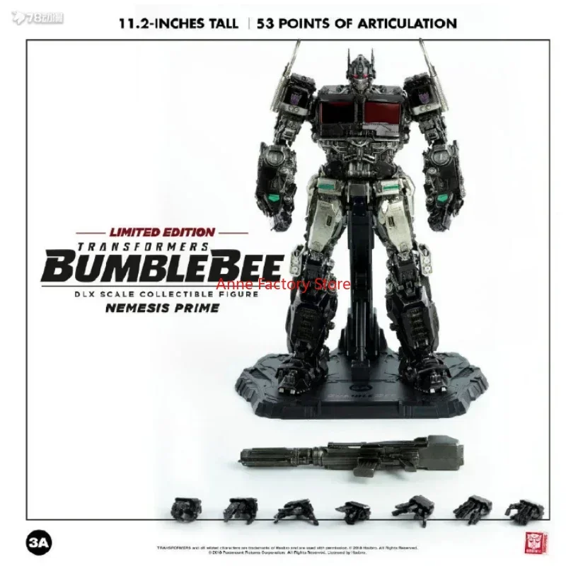 Neue Original Threezero 3A DLX Transformation Nemesis Prime Limited Edition 11,2 Zoll/28,5 cm Actionfigur Spielzeug