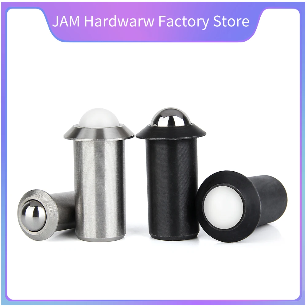 

Factory Outlet 1/8in 3/16in 1/4in 5/16in 3/8in 1/2in MJ422 Ball Plunger Carbon/Stainless Steel Press Fit Ball Spring Plunger