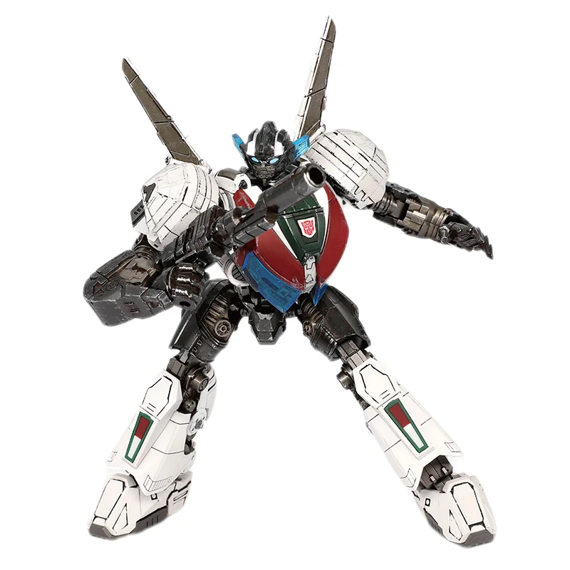 Em estoque transformações figura de ação wheeljack anime estatueta coleção modelo brinquedos casa ornamento decoração desktop personalizado