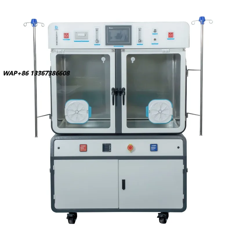 Veterinary Surgery ICU Unit Therapy Warm Stainless Steel Kennel Hospital Medical Equipment Pet Oxygen Cage