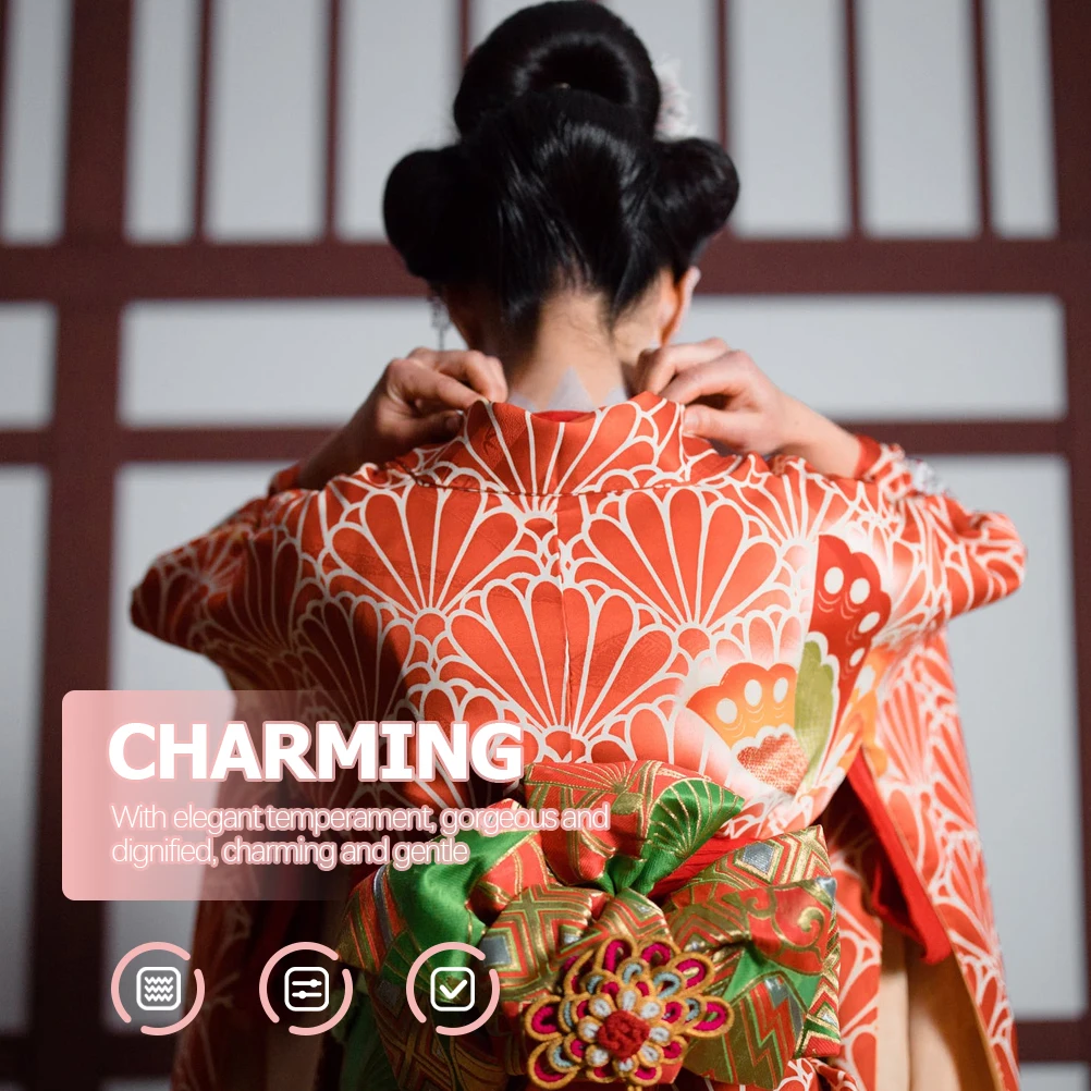 

Japanese Style Kimono Hairpins Women Tassel Flower Hair Clip Decorative Accessories Cloth Elegant Hair Care Styling Tool