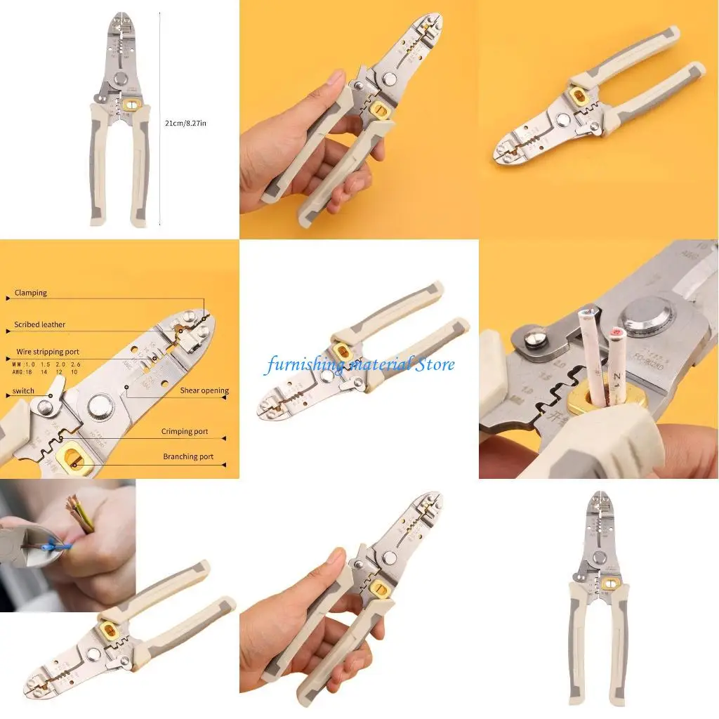 

Y5GD Accurate Wire Stripper Tool for 1.0mm 1.5mm 2.0mm 2.6mm Electrical Wires