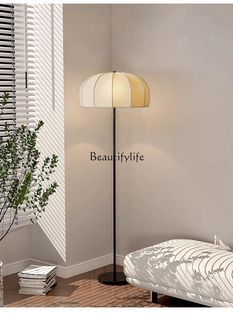 French Cream Style Restaurant Luminous Ornament Hotel Living Room Bedroom Wabi Sabi Creative Fabric Luminous Ornament