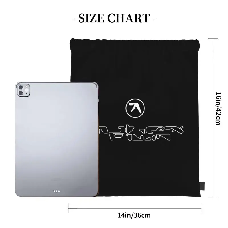 Aphex Twin Logo Drawstring Bags Gym Bag Foldable Personalised