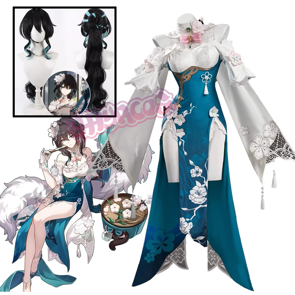 

Ruan Mei New skin Game Cosplay Series: Honkai Star Rail-Ruan Meicosplay Carnival Party Costumes Full Set Halloween Wig Shoes