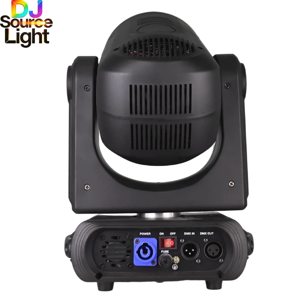 250W LED Moving Head Beam Light+Spot+18 Rotating Prisms + Focus+Frost+Rainbow Effect with LED Ring  Suitable for DJs and Discos