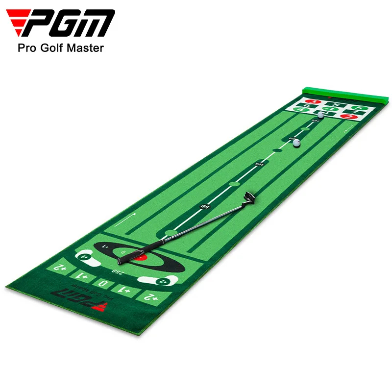 pgm-屋内ベルベットゴルフパッティング練習マット-06×3m-ゴルフパッティングトレーナーカーペット-ホームゴルフトレーニング機器