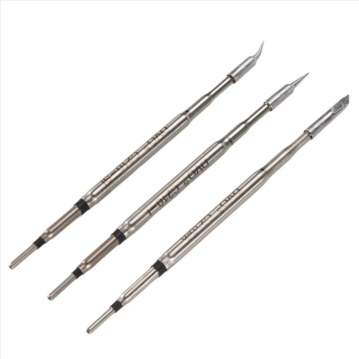 【Tool Parts】 3Pcs for C210 Soldering Tips Welding Iron Head T210 Handle CD-2SD/2SHE Solder Station