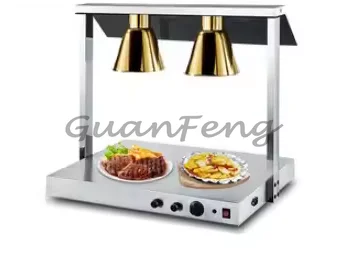 

The Restaurant Provides Stainless Steel Carving Tables with 2-light Buffet Tables and Food Insulation