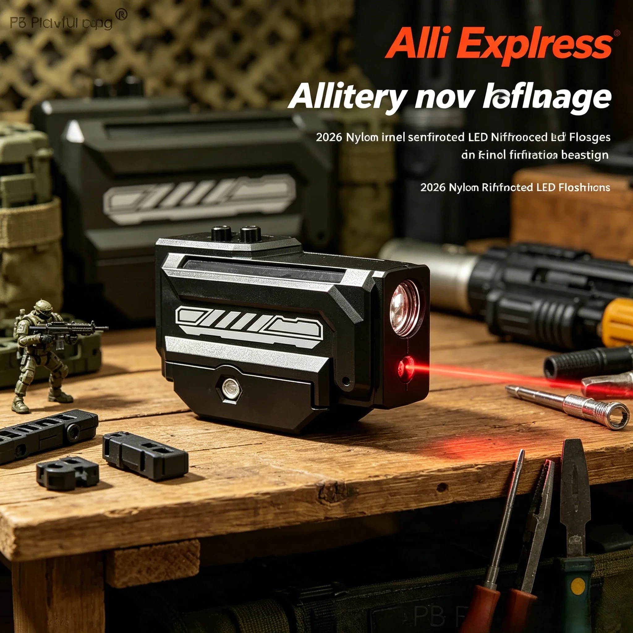 Hunting Outdoor Game - مصباح يدوي LED بالأشعة تحت الحمراء