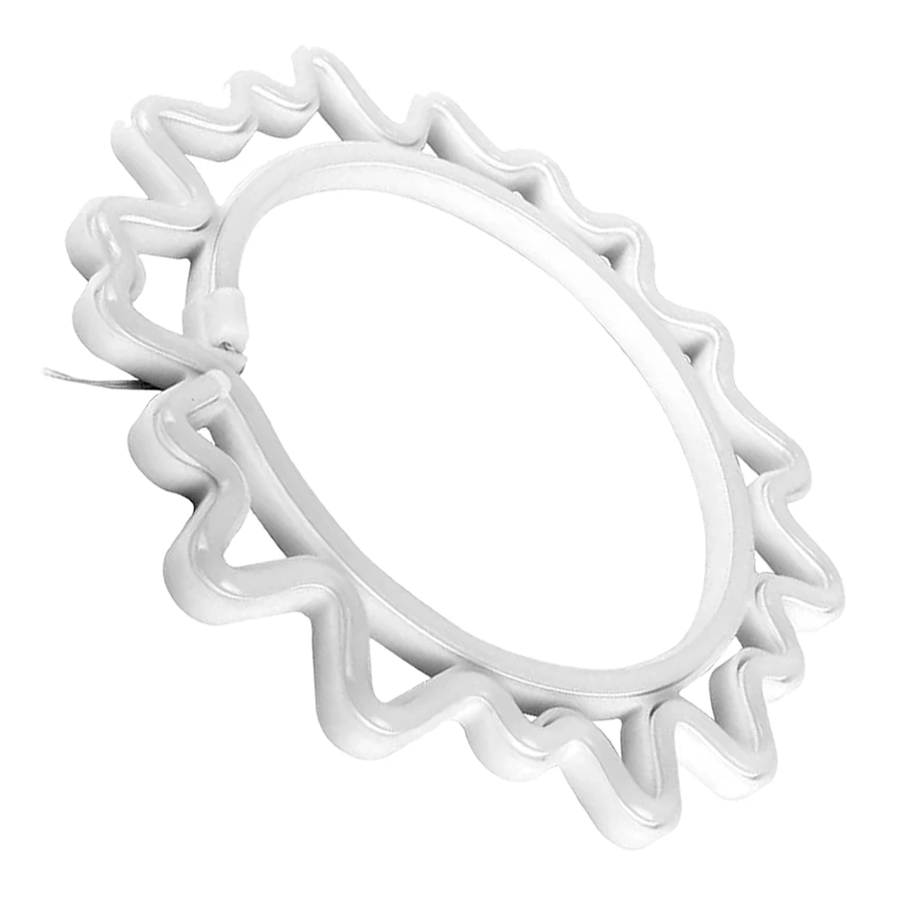 Led ضوء الشمس مصباح دافئ أصفر البلاستيك جدار ديكور Usb بالطاقة النيون ضوء الليل لغرفة النوم مهرجان ديكور المنزل الشمس