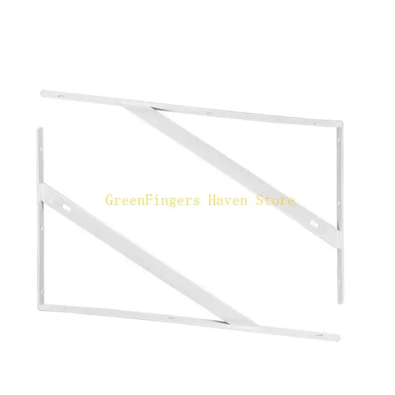 F68D Heavy Type Steel Wall Shelf Organizers Rusts Resistant Floating Shelf for Home Office Storage