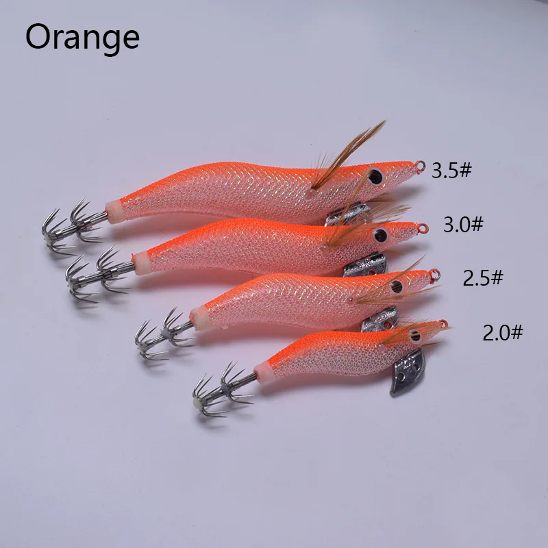 Hochwertiger künstlicher Holz-Garnelenköder für den Export nach Japan, inklusive Tintenfischhaken, leuchtendem Oktopus-Tintenfisch-Angelzubehör und F – Detail 10