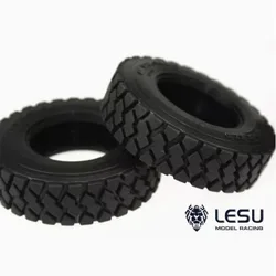 Lesu 1/14 Truck Tamiya Trailhead Gravel Tire Skin Mud Dump Truck 85mm Diameter Tire Model Accessories