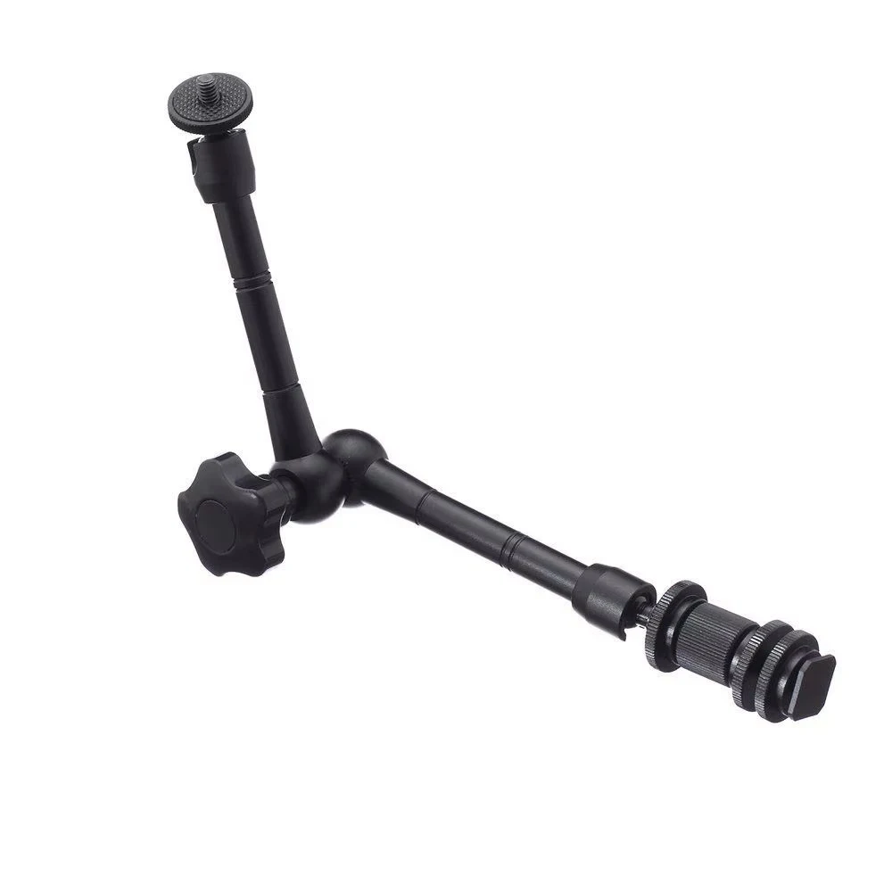 11 นิ้ว Magic Arm & ขนาดใหญ่ปรับ Super Rod Clamp & QR ชุด Fr Manfrotto 244RC ขาตั้งกล้องกล้อง, 1/4-20 แผ่น, 1/4 อะแดปเตอร์