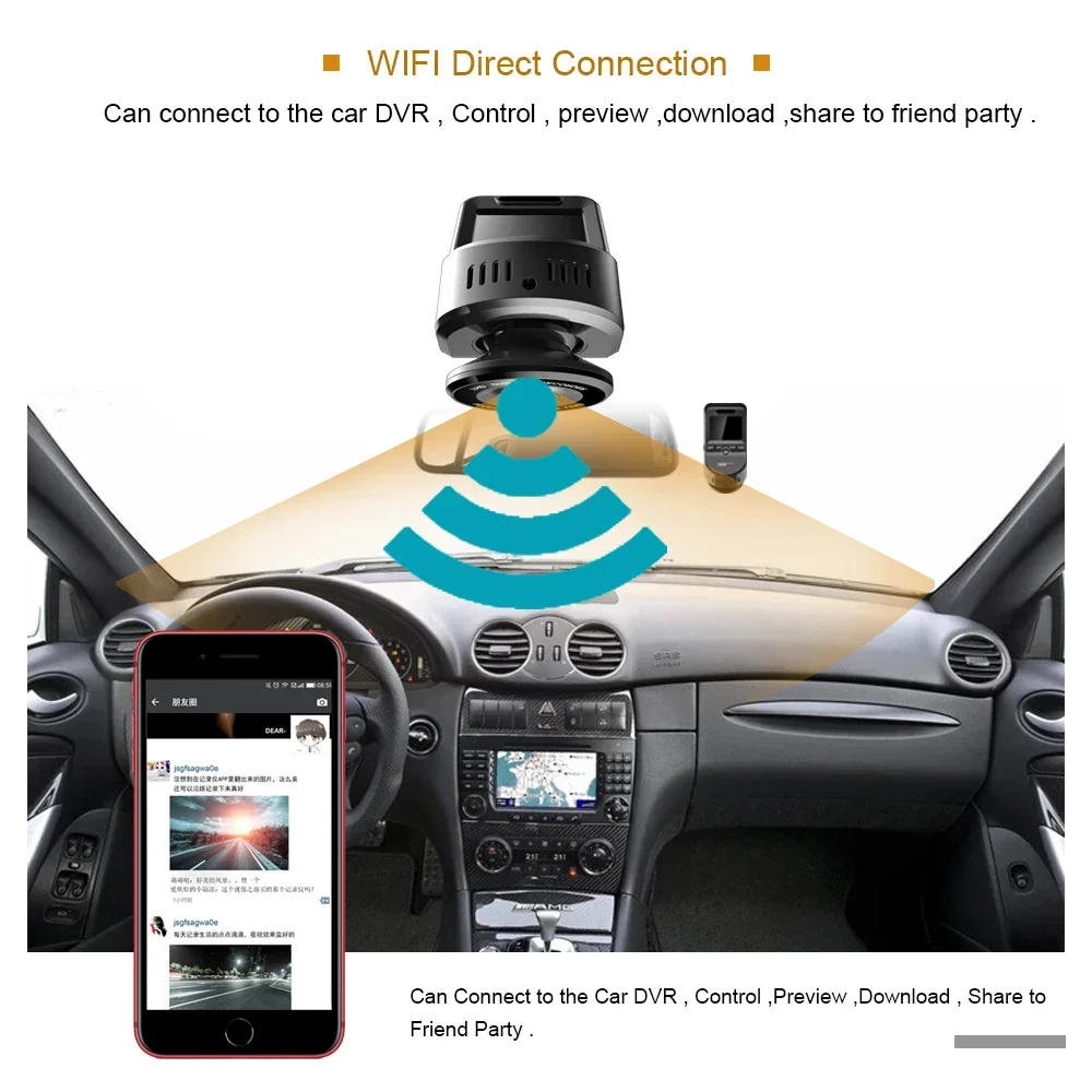 Dvr سيارة داش أندرويد Wdr HD سيارة DVR كاميرا مزدوجة مستخدم دليل واي فاي نظام تحديد المواقع داش كام hd lte tres كاميرات 4k عدسة مزدوجة سيارة صندوق أسود