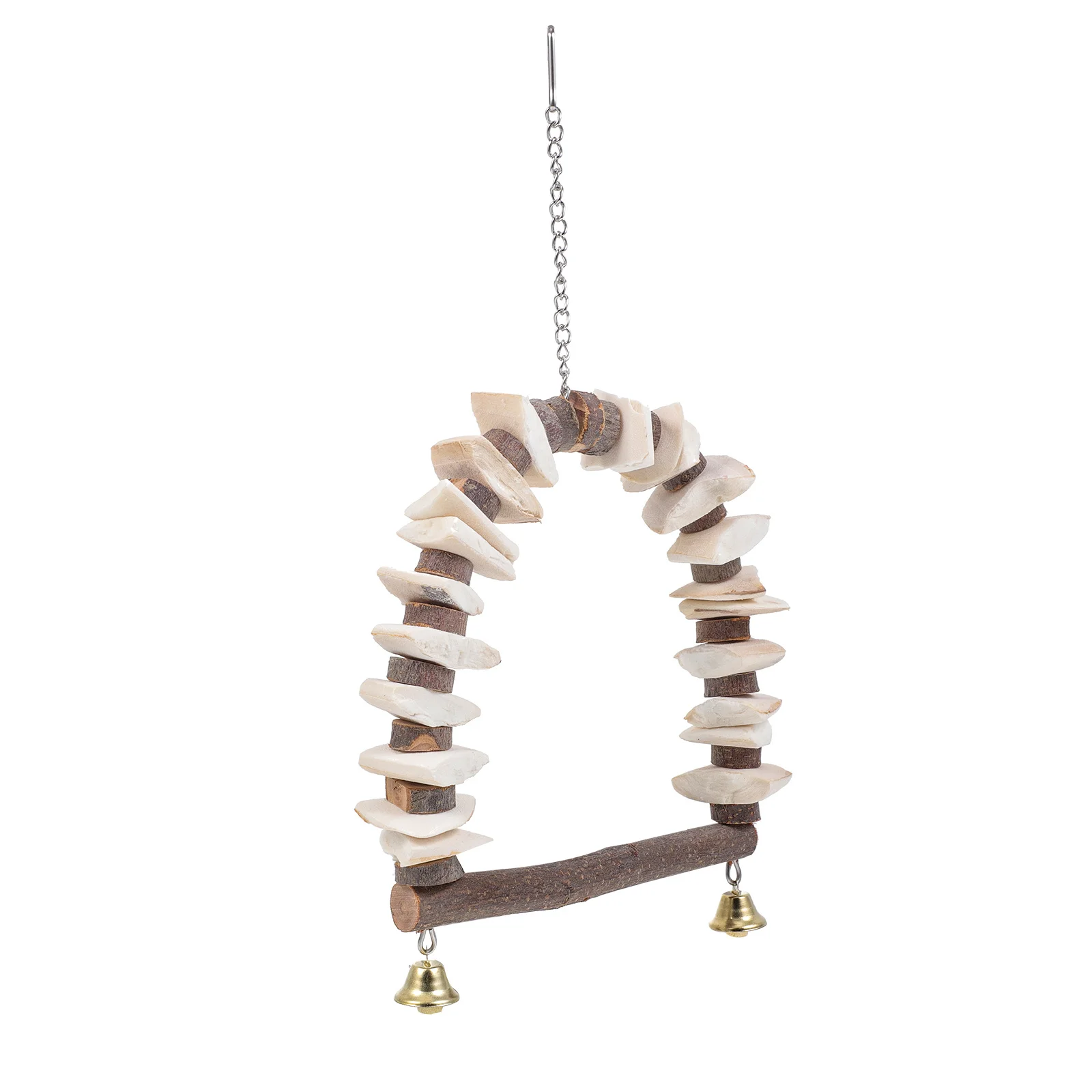 

High-Calcium Bird Chewing Parrot Biting Plaything Durable Bite-Resistant Safe Fun Hanging Swing Pet Bird Supplies Teeth Grinding
