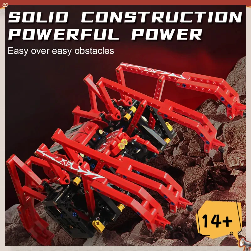 

Набор для сборки робота-паука на радиоуправлении, 818 деталей, STEM-конструктор, развивающая игрушка для детей, подарок