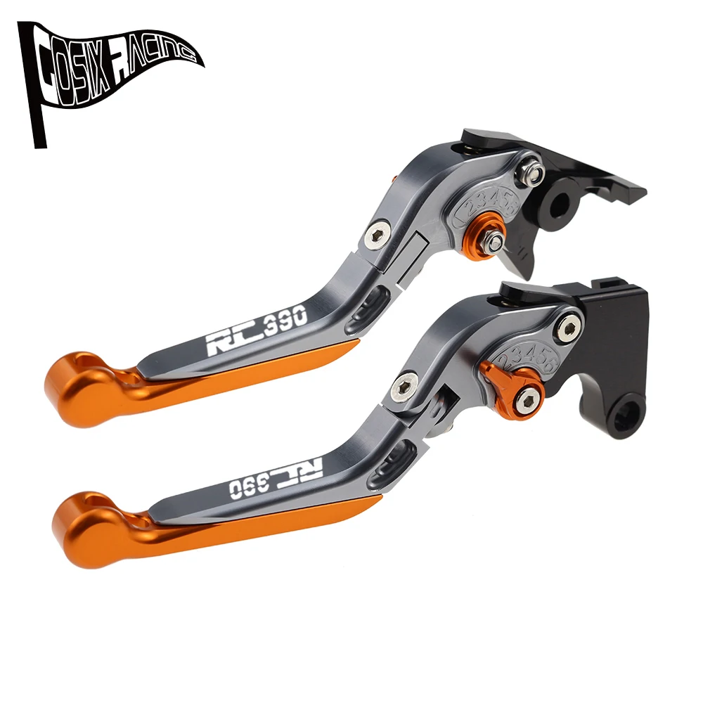 Fit For RC390 all years RC 390 RC-390 Motorcycle CNC Accessories Folding Extendable Brake Clutch Levers Adjustable Handle Set