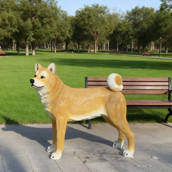 Escultura Realista de Perro Ak - Resin Art Sculptures reseña y precio