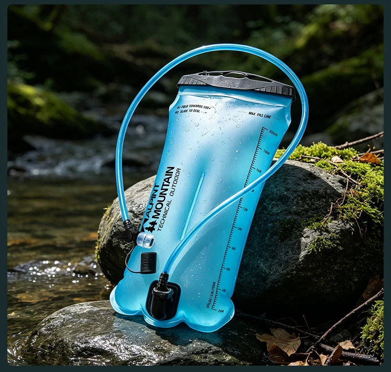 2L Hydration Bladder BPA-Free Leak Proof Durable Water Reservoir for Cycling,Hiking,Running,Climbing,Biking TPU Material