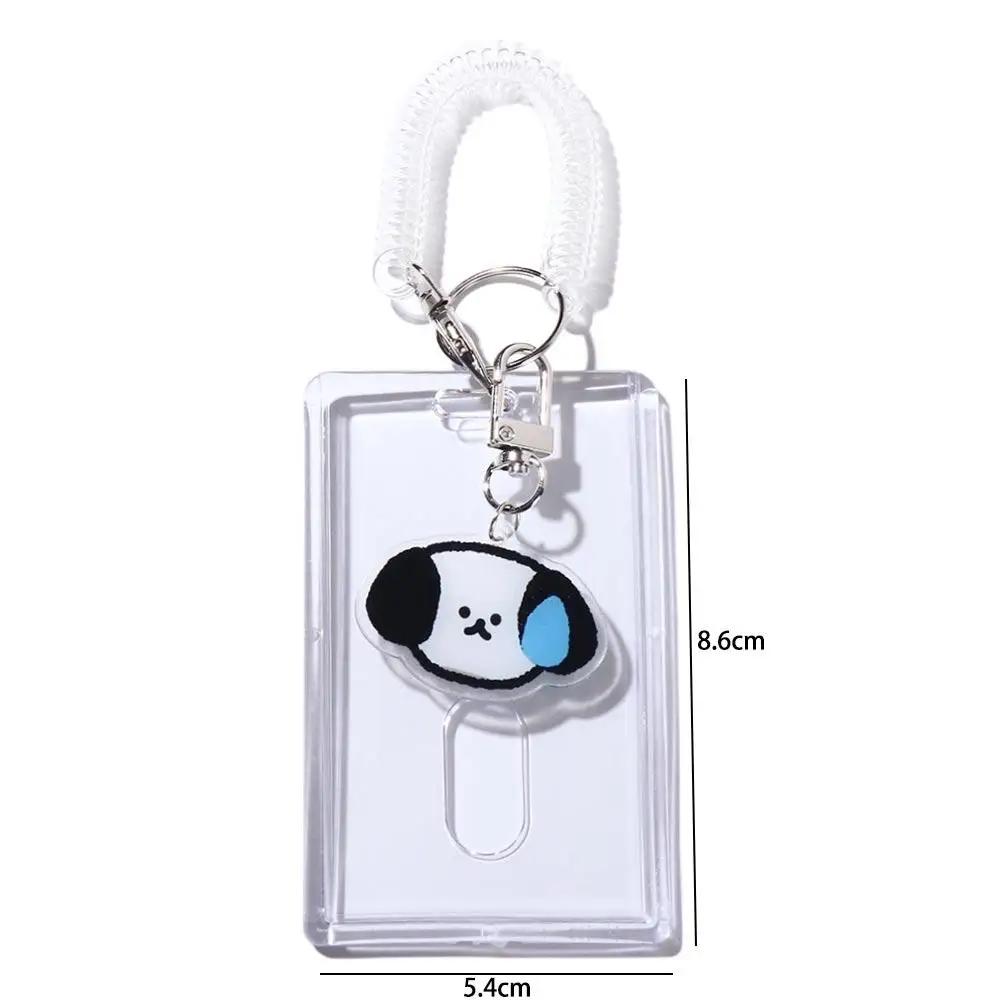 Photo Holder With Keychains 3 Inch Stationery Student Card Sleeves Kpop Photocard Holder Bus Card Holder Photocards Storage