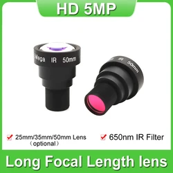 5 Megapixel 50mm Lens 5MP 35mm 25mm Long Distance View M12 Fixed Iris CCTV Lens For AHD  Analog Xiaomi Gopro Hero Sport Camera