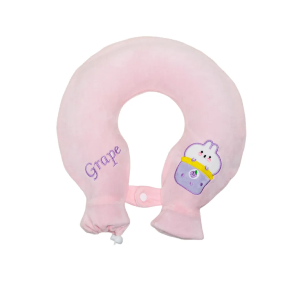 

U-shaped Pillow Cartoon U-shaped Hot Water Bag Detachable Leak-proof Neck Warmer Anti-scalding Safe Icy Cooling Neck Bag Female