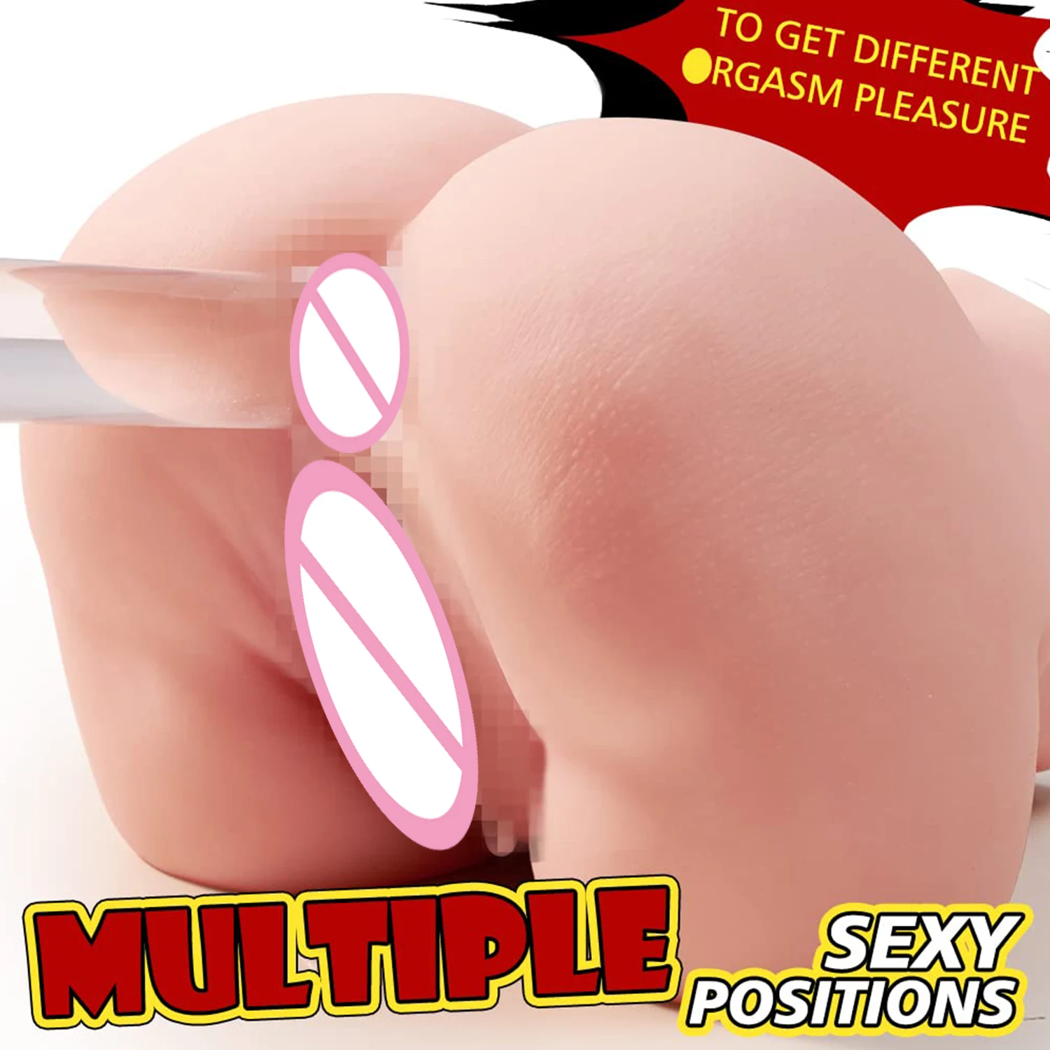 3D Big Ass Rubber Vagina Silicone Butt for Masturbation Pussy Adult Supplies Anus Male Masturbator Masturbators for Men Sex Toys