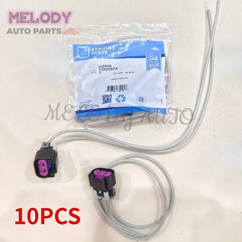 

10PCS 13580874 PT2649 Electric Fan Pigtail Connector Switch Harness Wire For GM CHEVROLET AVALANCHE SILVERADO TAHOE GMC YUKON