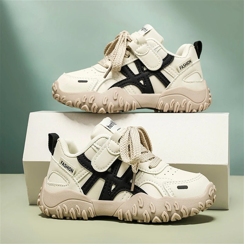 

Childrens Trendy Athletic Sneakers Fashion Classic Soft Breathable Kids Sport Footwear Luxury Design Nono-slip Boys Causal Shoes