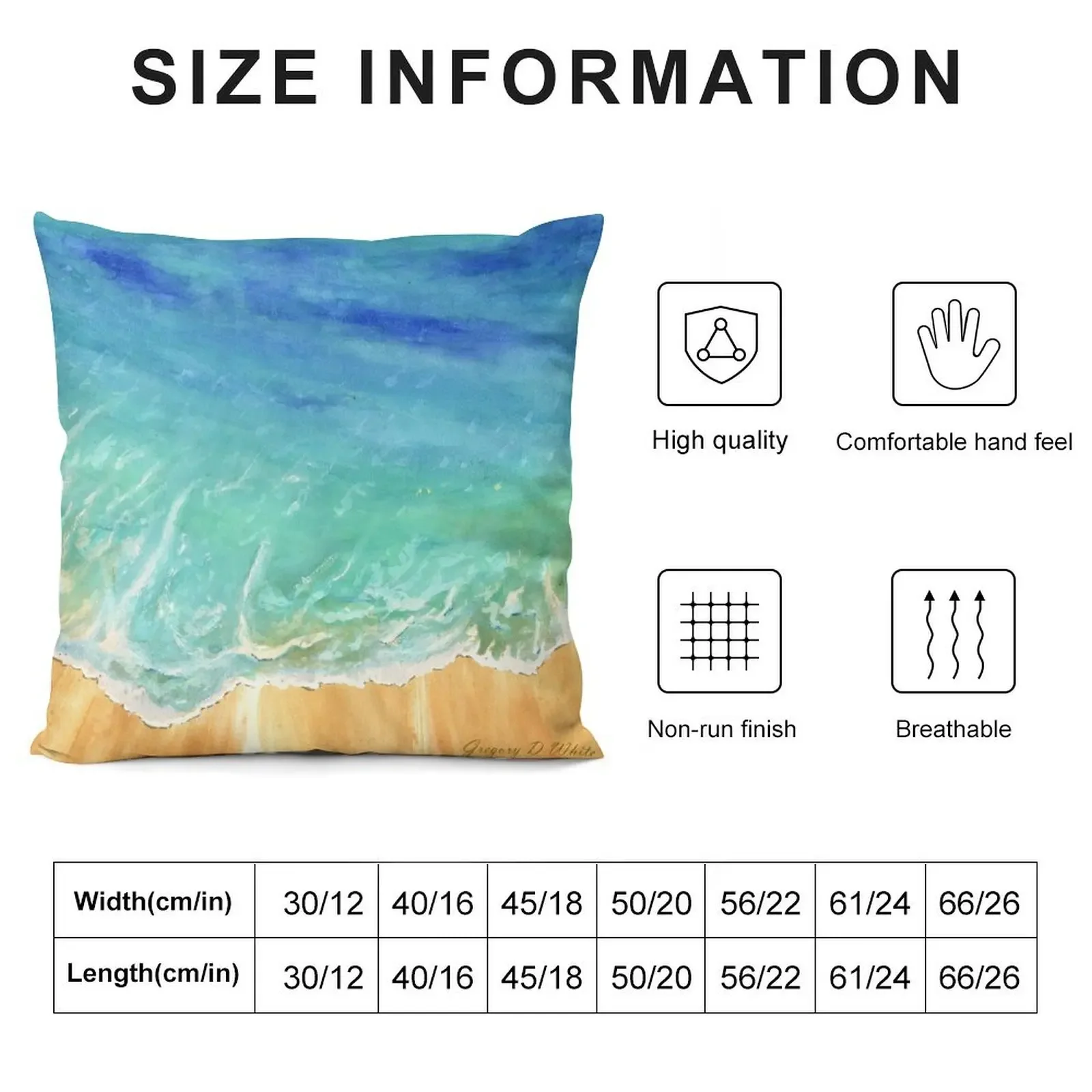 Shoreline Shimmer by Gregory D White Throw Pillow Throw Pillow Covers Anime pillow