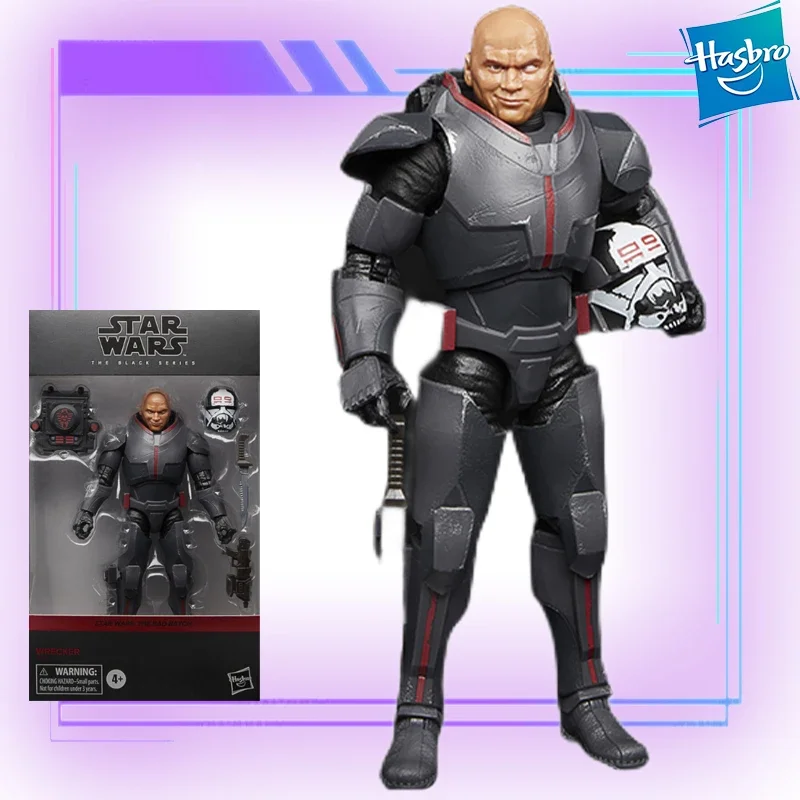 

Hasbro Genuine Star Wars Wrecker 6 Inch Model Cartoon hero robot image Baby toys Birthday Christmas gift free delivery project