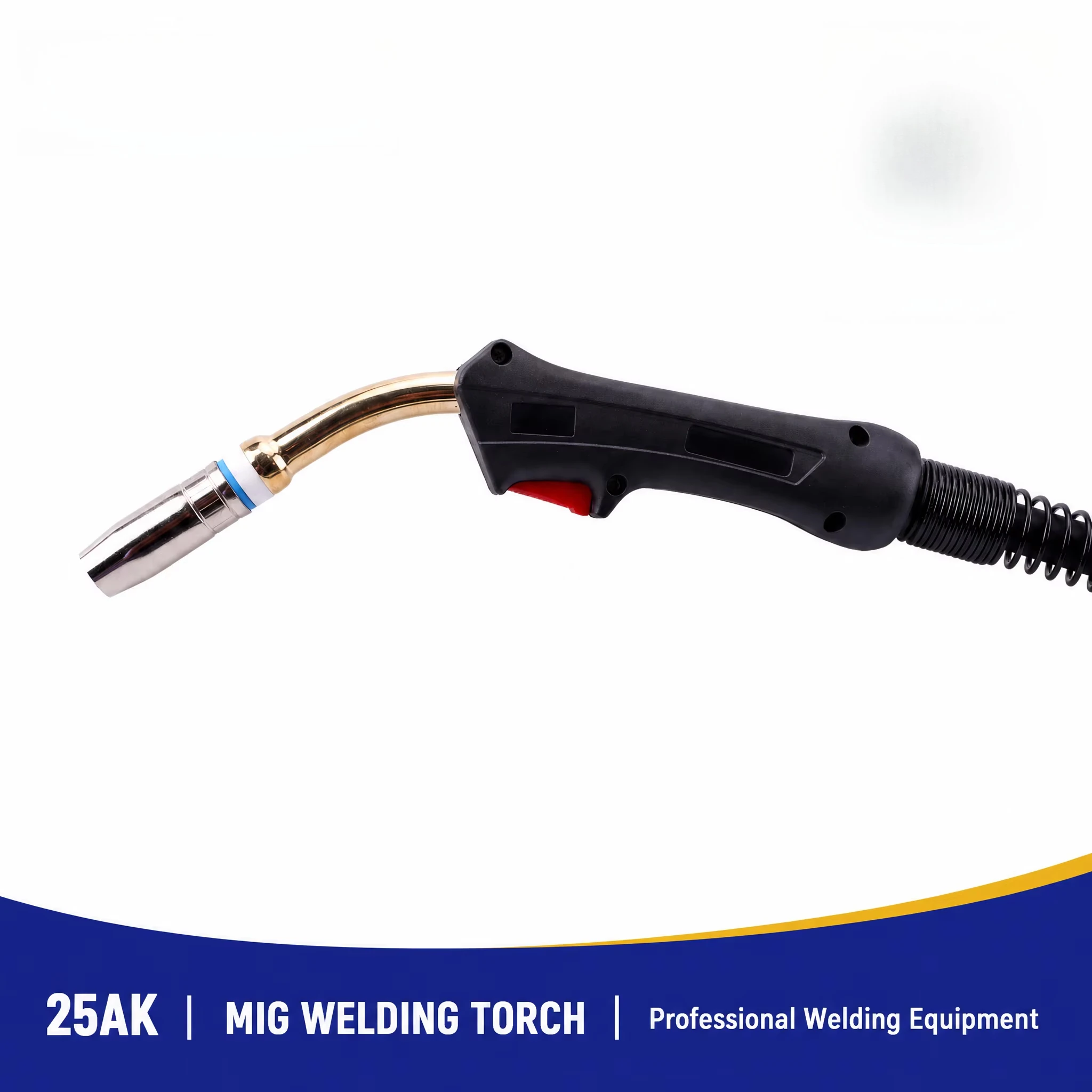 25AK MIG Welding Torch Complete Welding Cable Euro Connector CO2 Gas Welding Gun for MIG Welder Machine