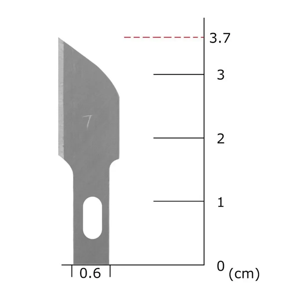 High Quality Multifunctional Craft Carving Blade DIY Hand Tools 1 Set 10 Pcs Type Optional For Leather/foam Board