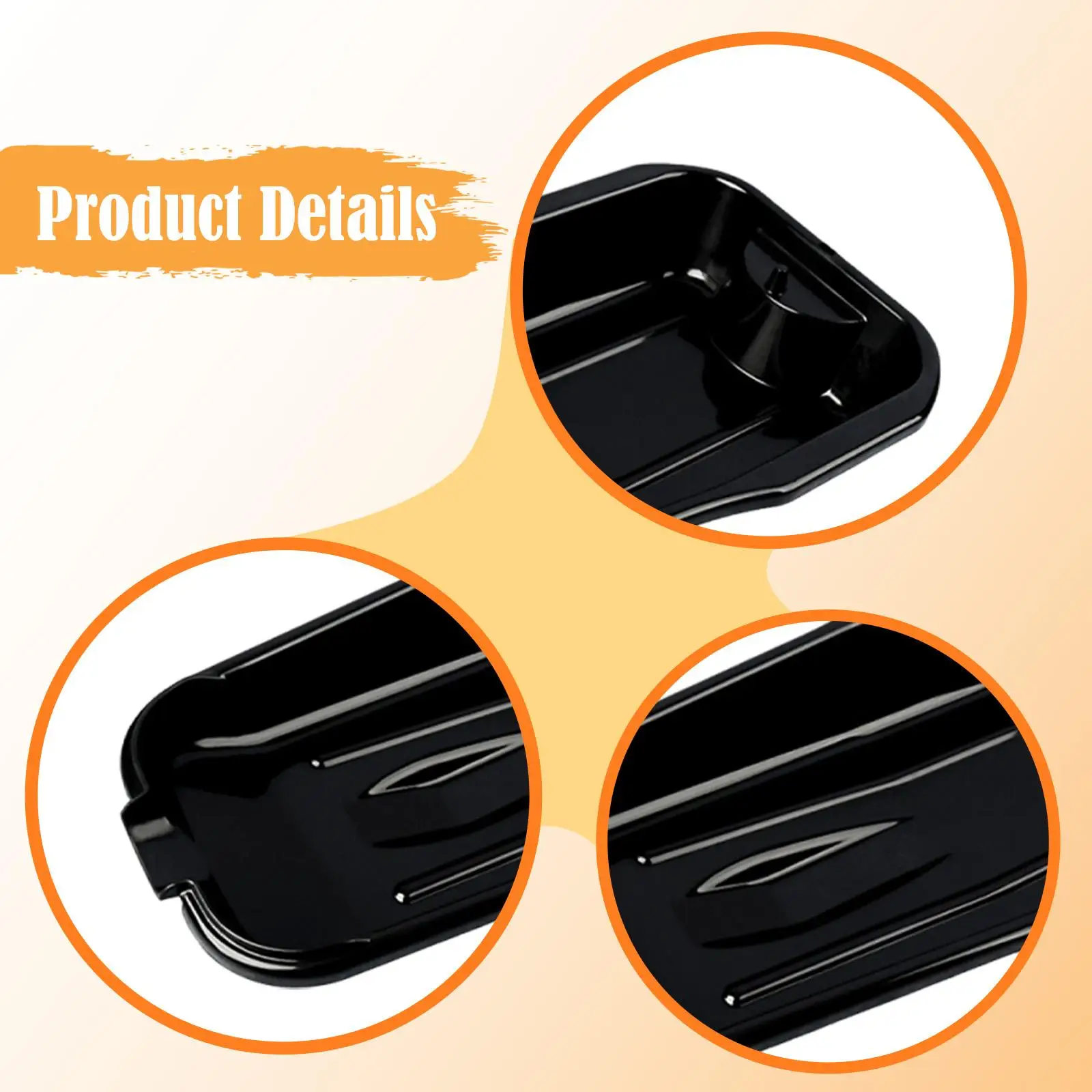 

Oil Drain Pan 2.5L Versatile, Automotive Accessories, Anti Slip, Car Maintenance Tool Anti Splash for Repair Shop Garage