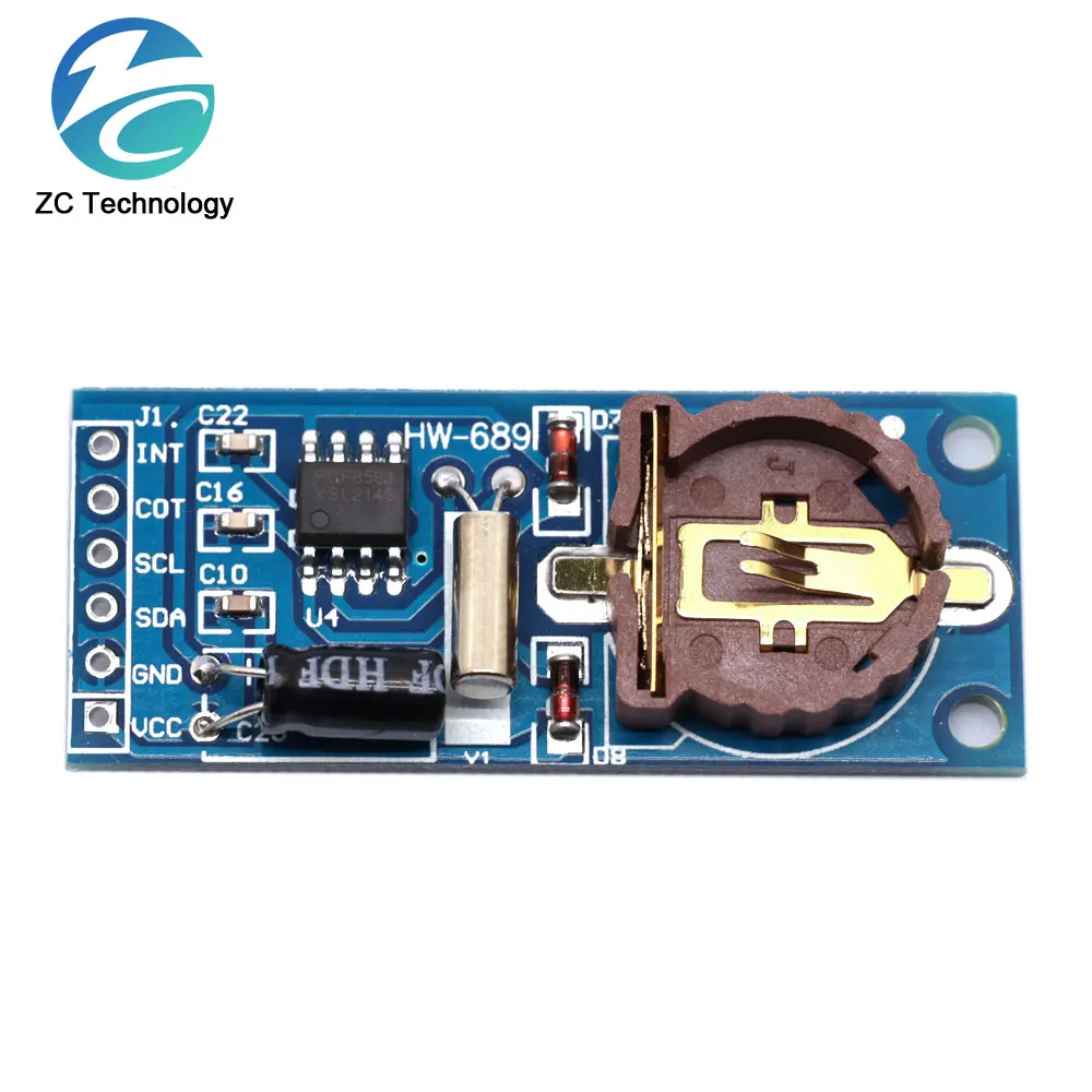 PCF8563 RTC Board PCF8563 Módulo de reloj en tiempo Real interfaz I2C 3,3 V para Arduino