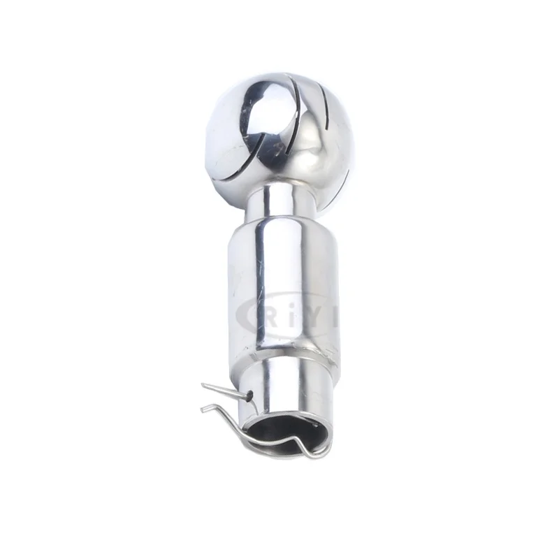 Fit 25 32 38 51mm Tube Latch Type 360 Degree Rotary Spray Ball 304 Stainless Steel Sanitary Tank Cleaning