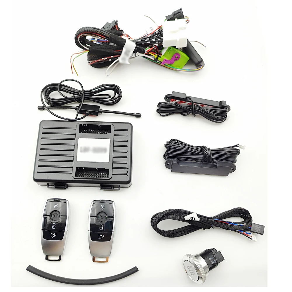 Lower Trims Upgrade Car Push Start System For Benz 2000-2001-2002 G Old G Class Remote Start Auto PKE Keyless